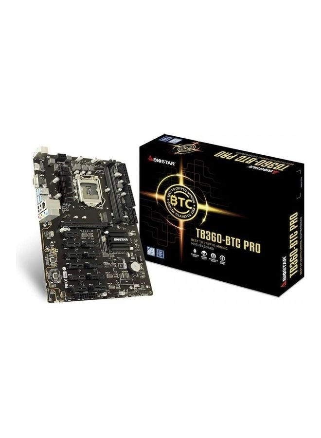 Biostar TB360-D+ - GPU Support Black/Silver