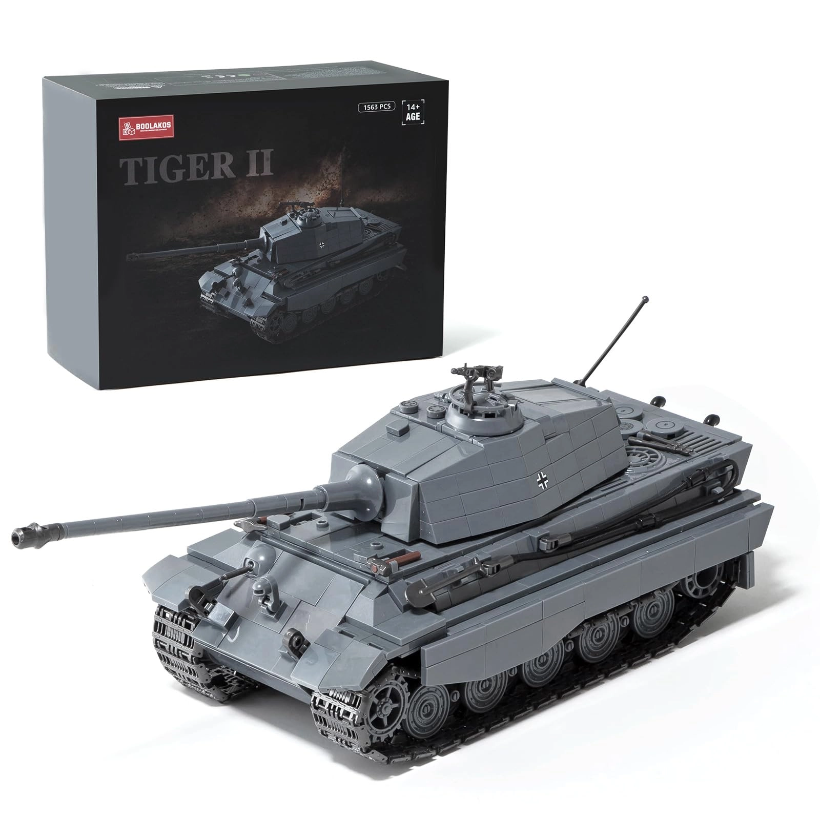 BOOLAKOS King Tiger II - Tank 1563 pcs