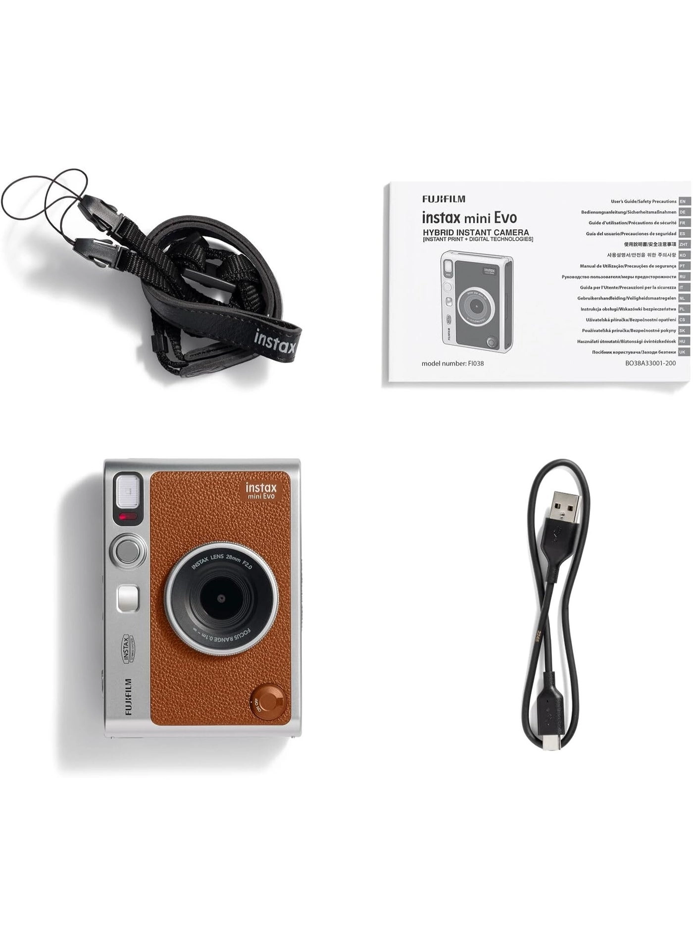 Mini Evo - Instant Camera Brown