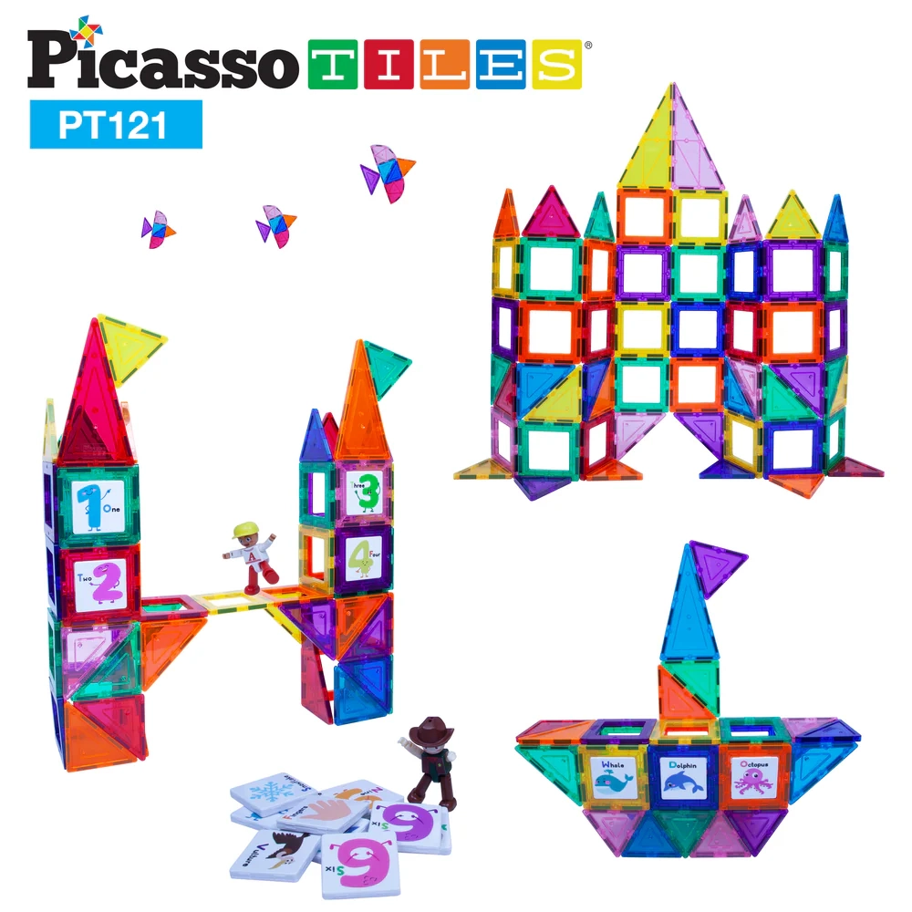 Picasso Magnetic Tiles - 121 pcs