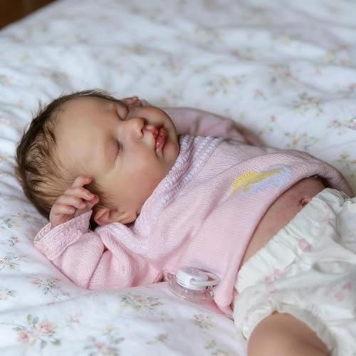 LOULOU Reborn Baby Doll - 20 Inch Vinyl Girl Ages 3+