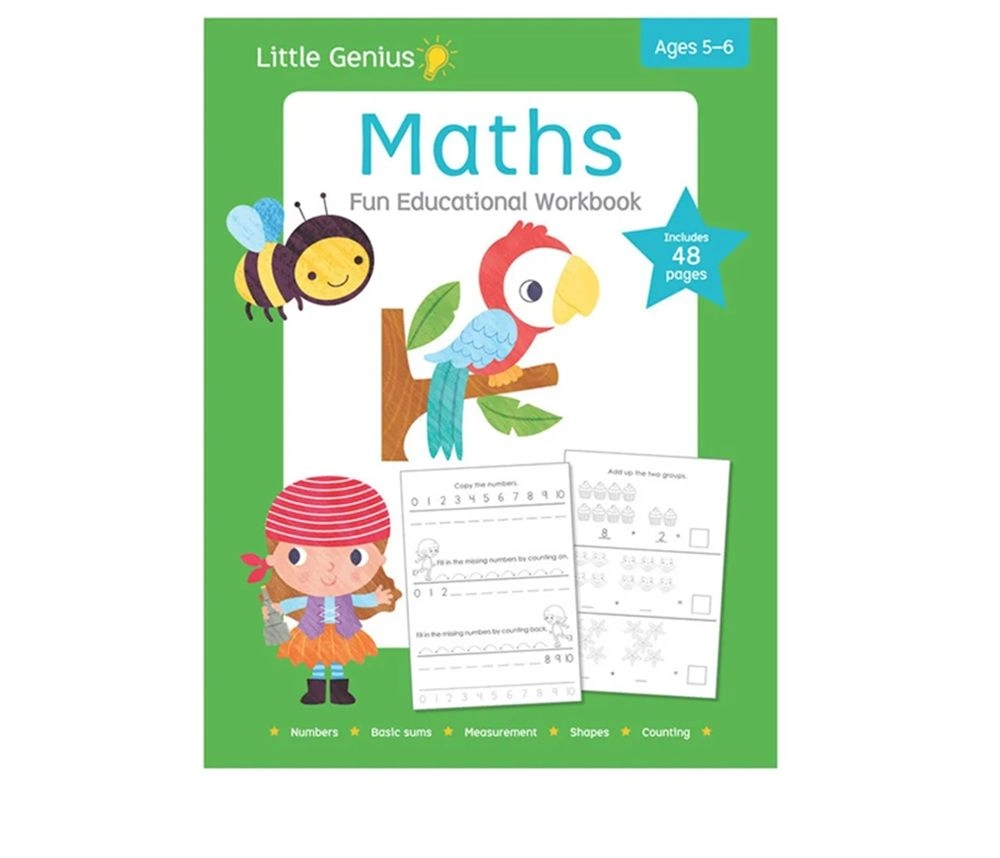 Little Genius Number Fun Magnetic Workbook - 3+