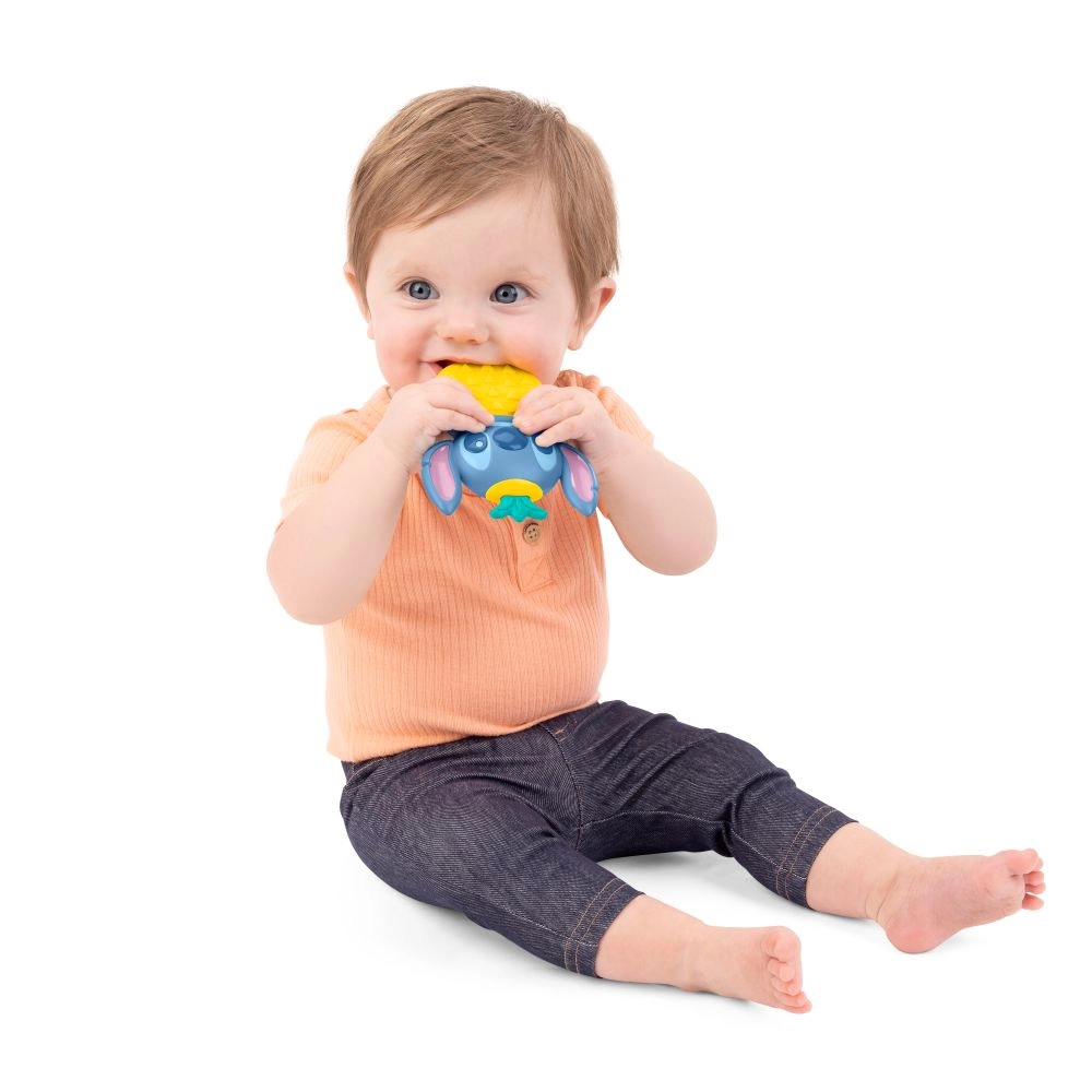 Stitch Tropical Teethe Rattle & Teether - Multi Colour