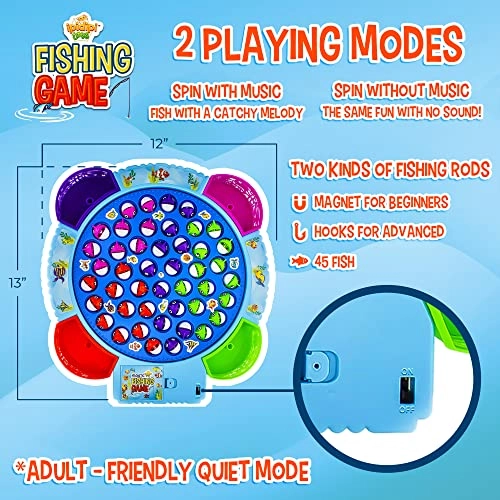 Fishing Game Play Set - Age 3 and Up 45 pieces