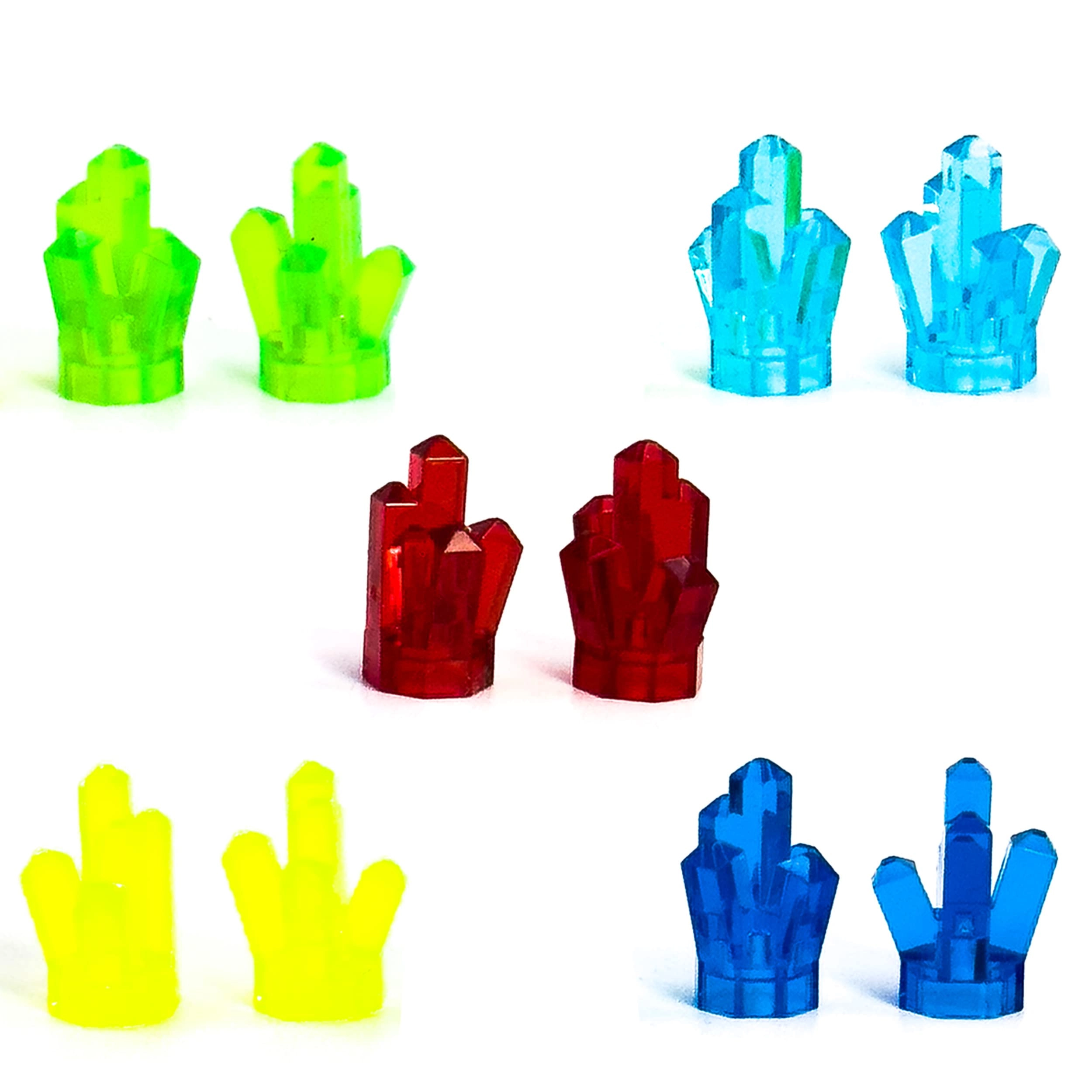 LEGO Power Crystals - 10 Crystals 5 colors