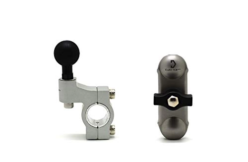 Double Socket Arm + Handlebar Mounting Base - 1 inch