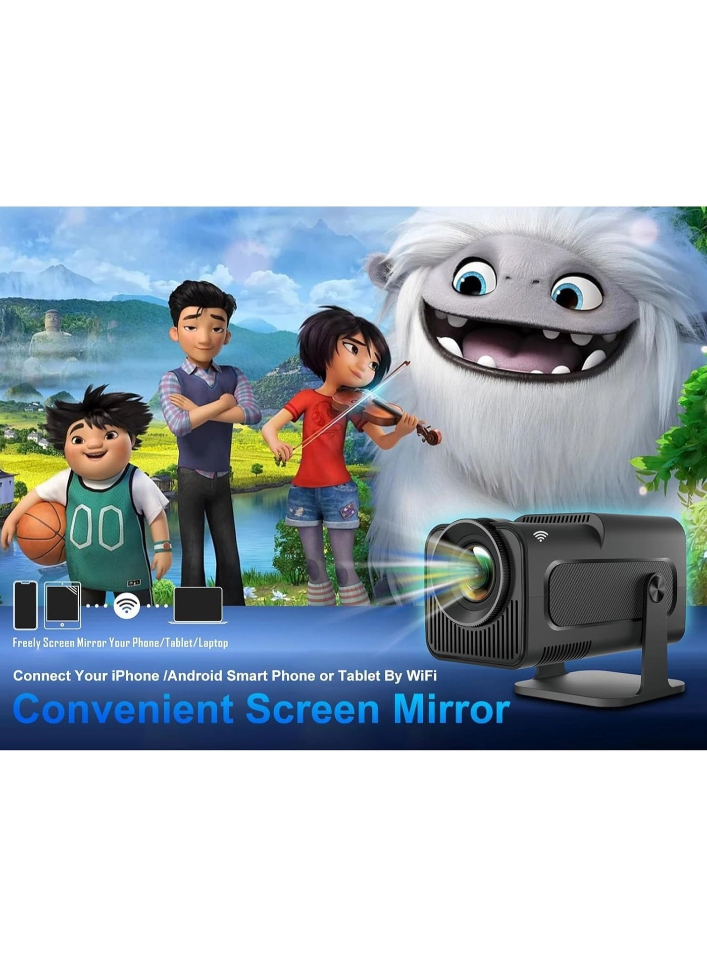 Mini Portable Projector 200 ANSI