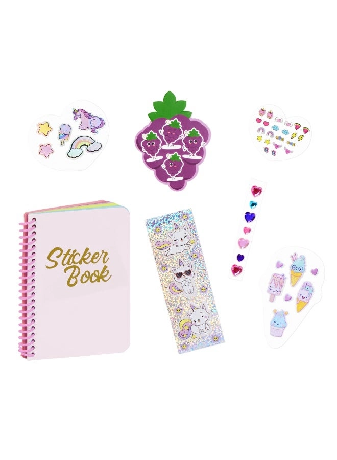 Finley Activity Sticker Book Pop It Fidget 50 pcs