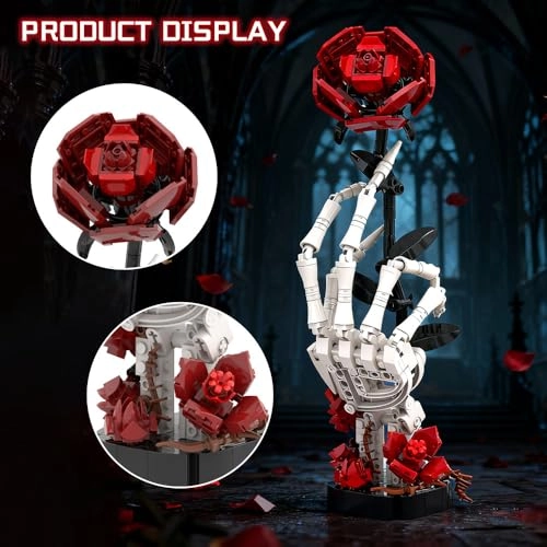 Mystical Rose of Skeleton Hand - 357 pcs