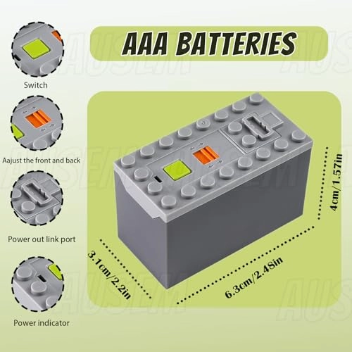 L Motor + AA Battery Box + AAA Battery Box - 4 pcs