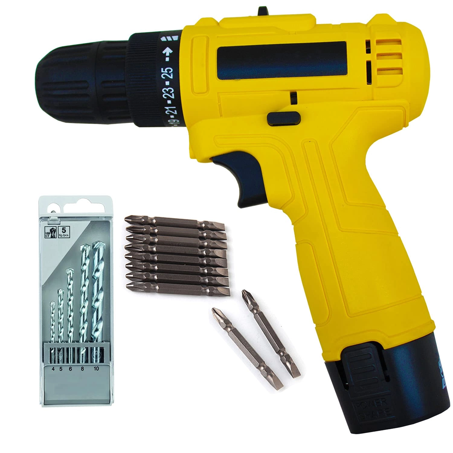 MAN_SNPOWER Cordless Drill/Screwdriver - 1200mAh 12V