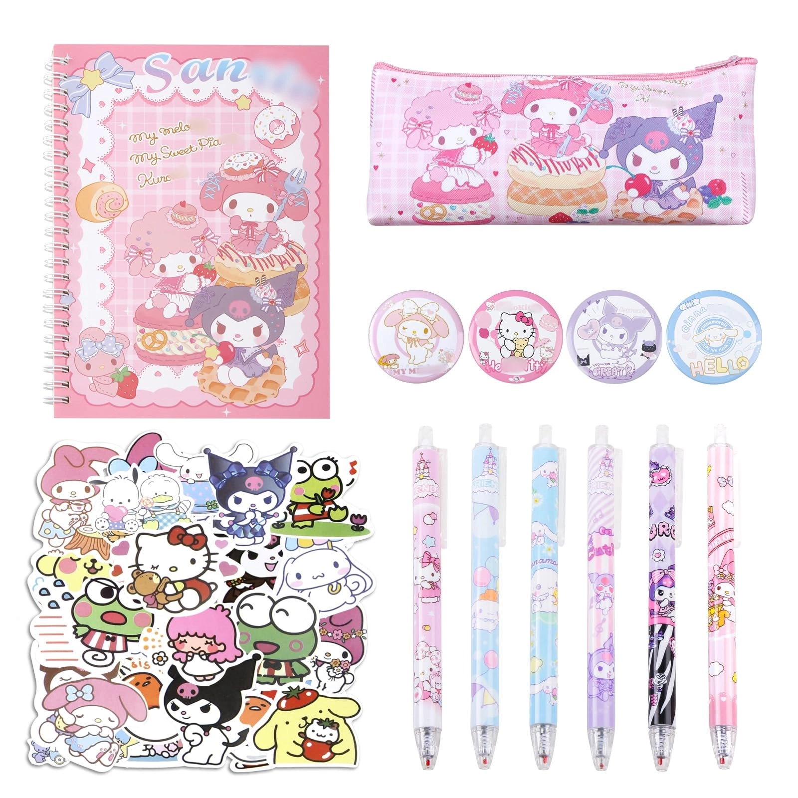 Kawaii Stationery Set - 10.0 Count