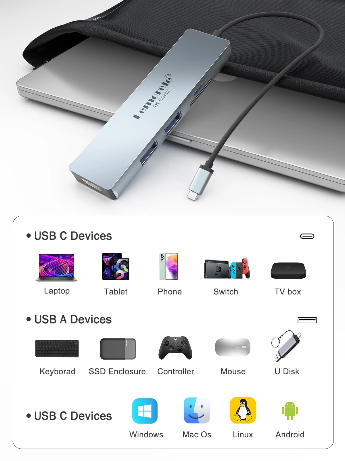 TC101 - USB 3.0 4K@30Hz