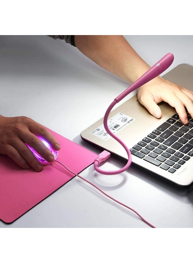 Mini Mouse Pad + Kids Mouse + USB LED Light