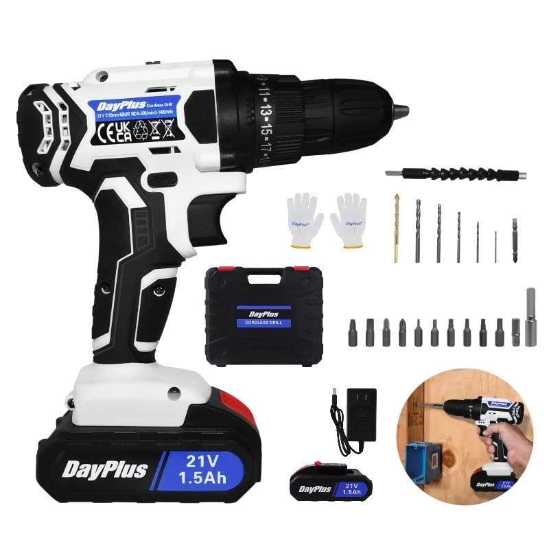 Cordless Drill7 - 1.3E+3 Milliamp Hours