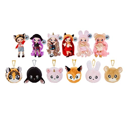Na! Na! Na! Surprise - 2-in-1 Fashion Doll Plush Pom Confetti Balloon Ages 3+
