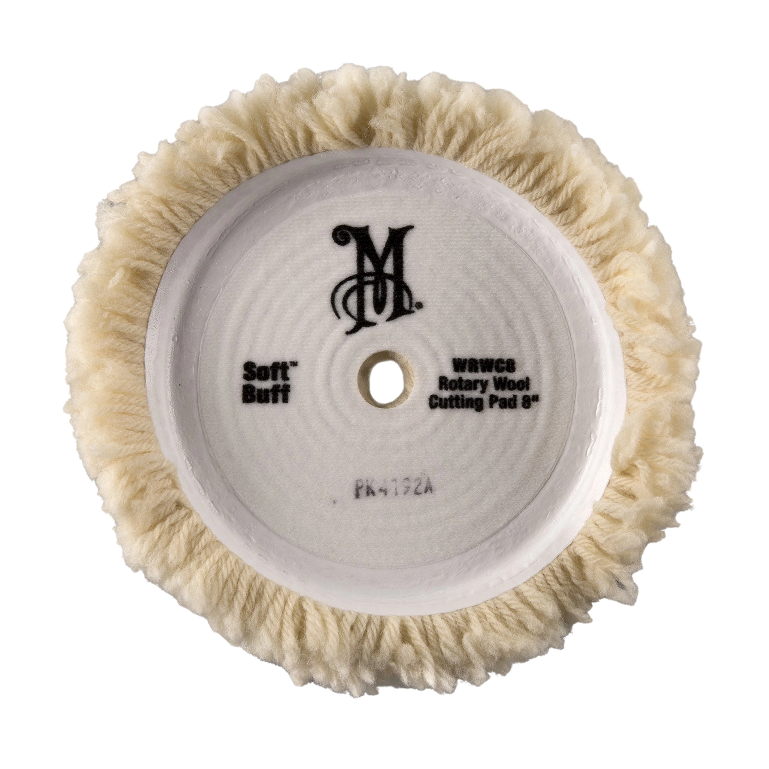 Soft Buff Rotary Wool Cutting Pad - 8" Heavy Cut