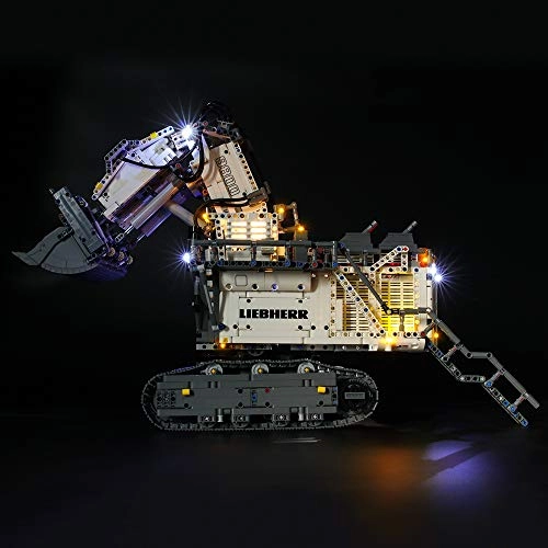 Led Lighting Kit for LEGO Technic Liebherr R 9800 - Compatible with LEGO 42100 Multicolor