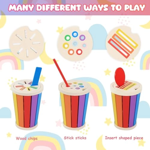 Wooden Beads Sequencing Toy Set - 2 - 12 months 21 piece(s)