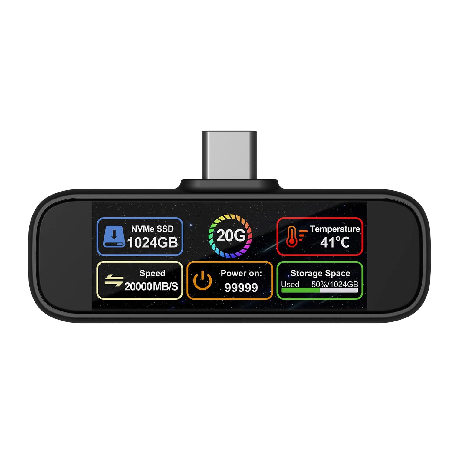 Powerology Mini Portable SSD Drive - 256GB