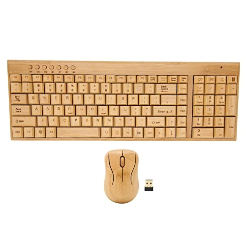 Computer Wireless Devices - Mouse and Keyboard Combo 2.4G Wireless 1200DPI