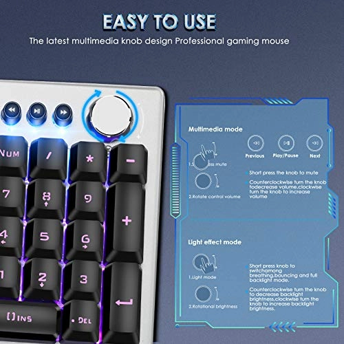 RGB Backlit Gaming Keyboard - Wired