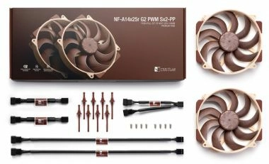 NF-A14x25 G2 PWM Sx2-PP - 2 fans 140mm