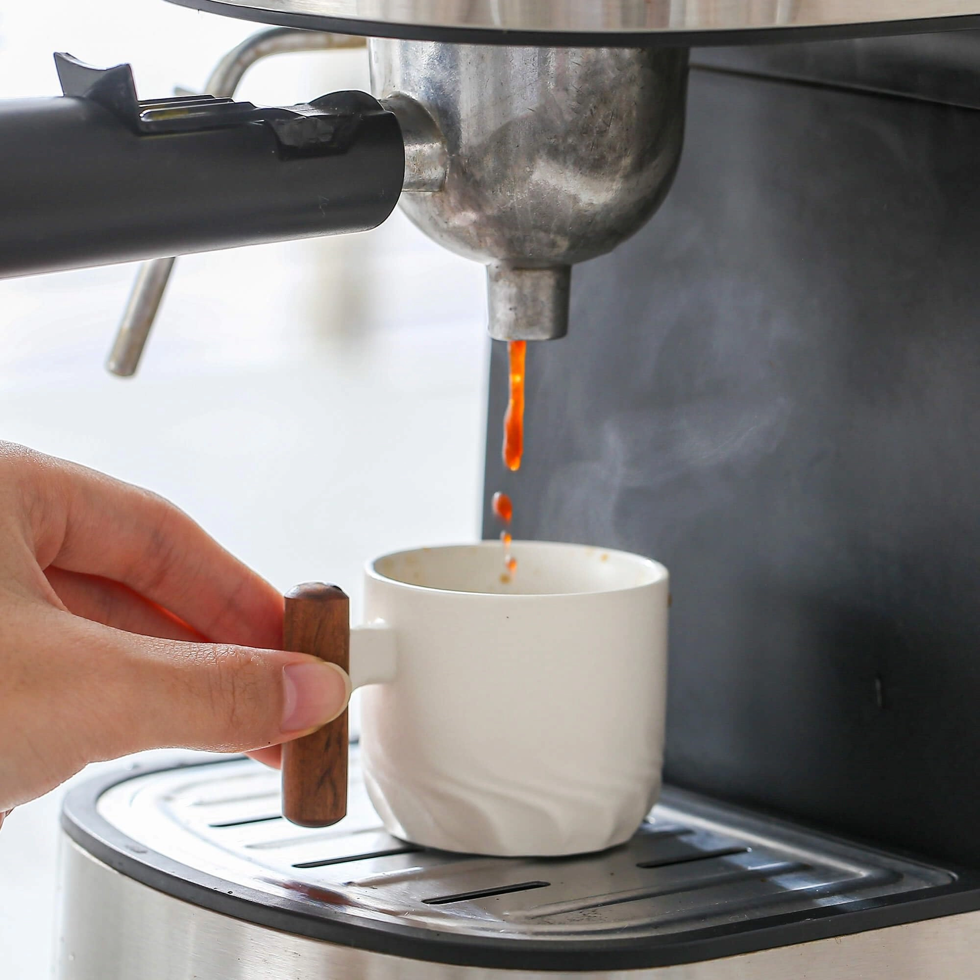 Espresso Cup - 2 pcs Wooden Handle