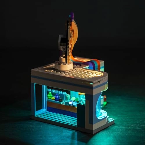 LED Lighting Kit - Compatible with Lego City Ice-Cream Shop 60363 Lights Only