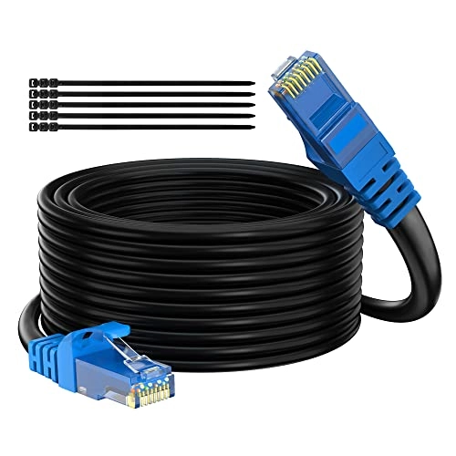 Adoreen Cat 6 Outdoor Ethernet Cable - 100 Ft