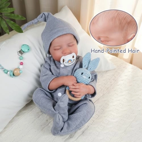 Reborn Baby Doll - 18 Inch Vinyl Boy Ages 3+