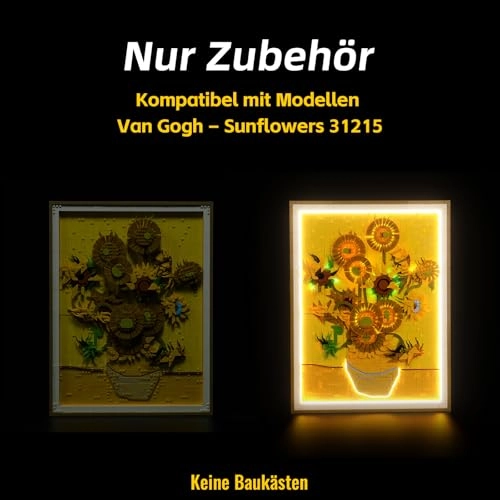 LED Light Set - 31215 Vincent van Gogh Sunflowers USB Battery