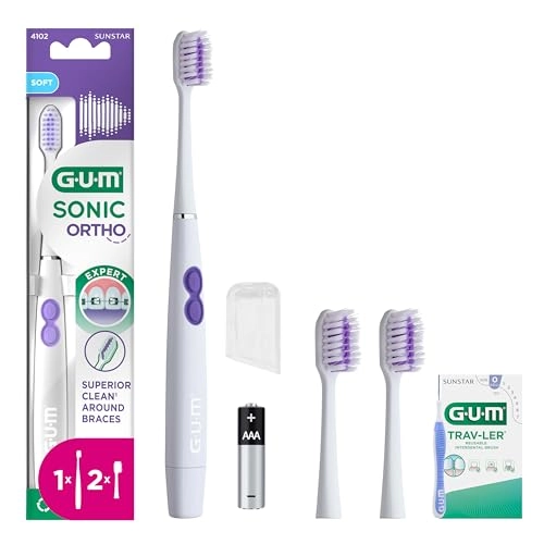 Sonic Ortho - battery-operated 2 replacement brush heads