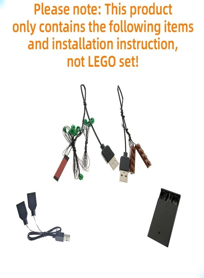 LED Light Kit - Green Compatible with Lego Bonsai Tree Creator 10281