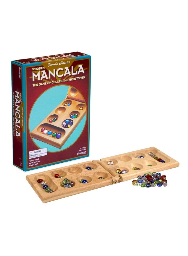 Classic Mancala - Fullsized Solid Wooden Board