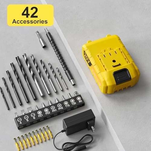 Cordless Drill Set - 20 Volts