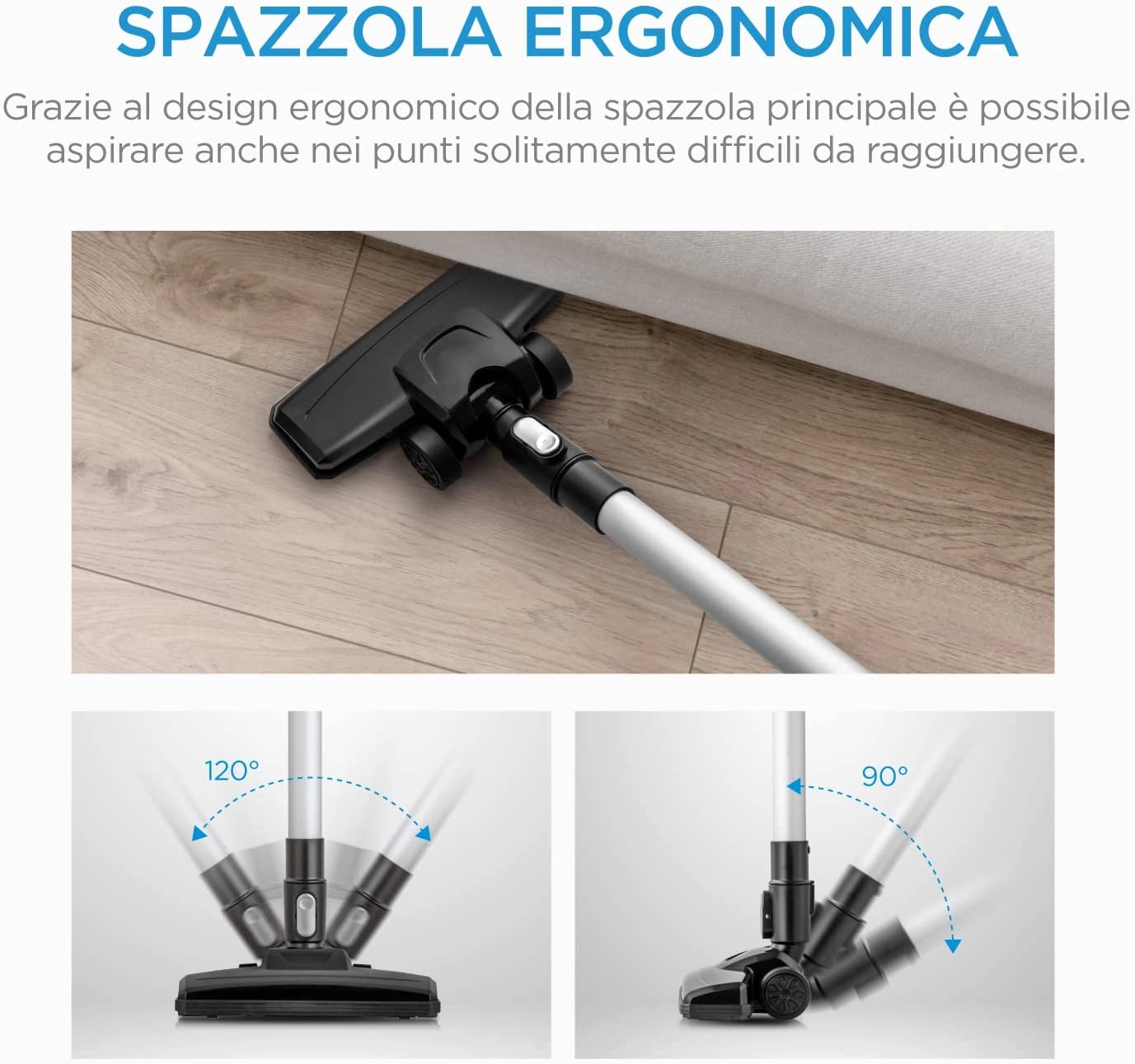 2-In-1 Corded Upright Vacuum Cleaner (EE-20S)