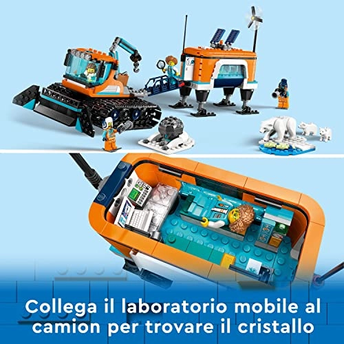 City Arctic Snow Plow (60378) - Mobile Laboratory 6 Years