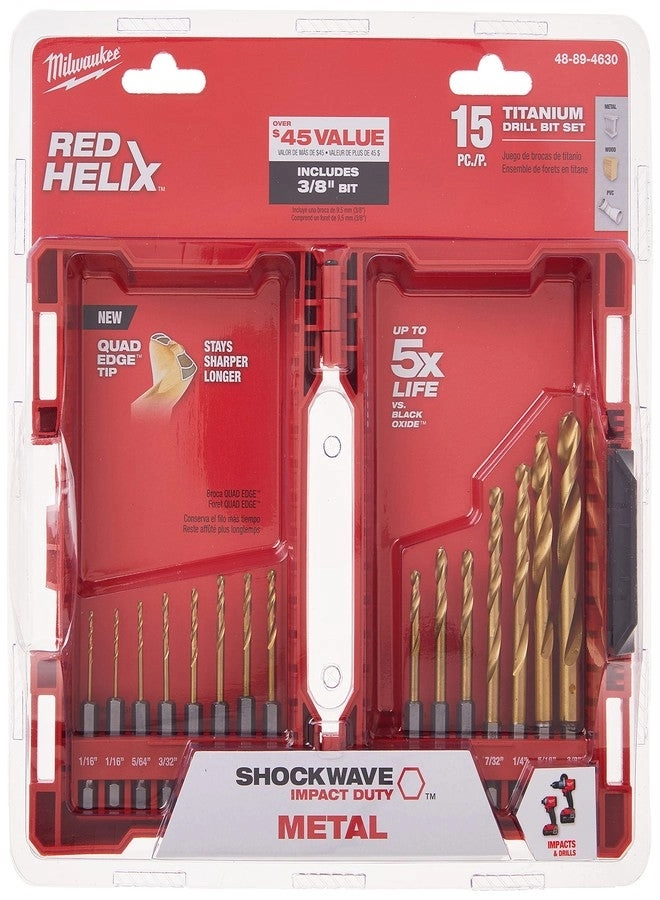 48-89-4630 - TiN Shockwave 15-Piece