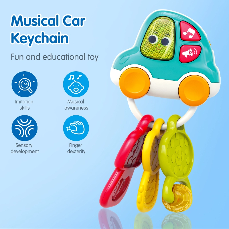 Musical Car Keychain Toy - 9 to 36 months