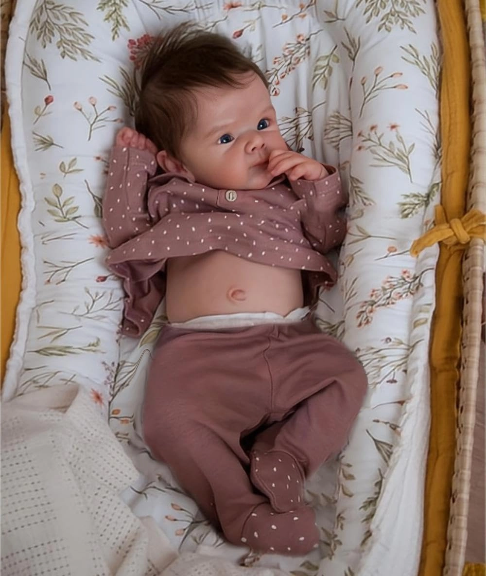 Reborn Baby Doll - 18 inches Full Silicone Vinyl Girl