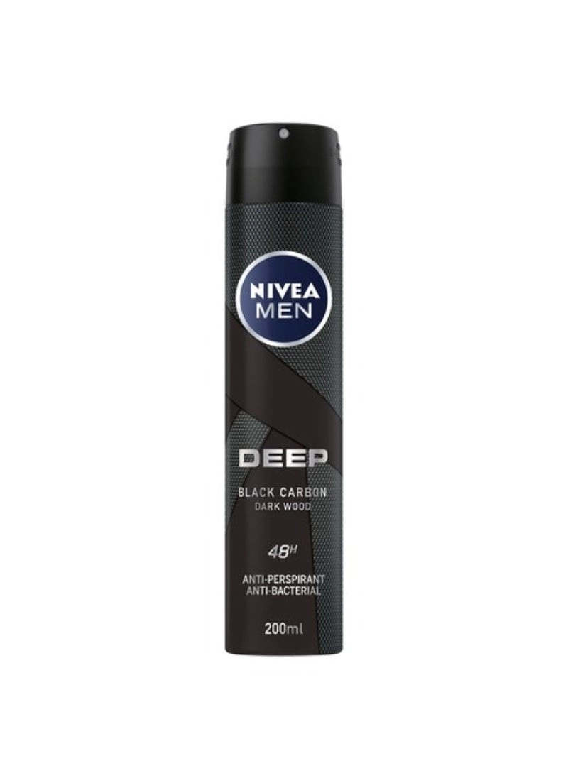 MEN DEEP Antiperspirant - Dark Wood 200 milliliter