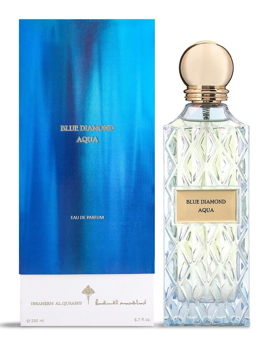 Ibraheem Al Qurashi Blue Diamond Aqua Eau de Parfum 200ml