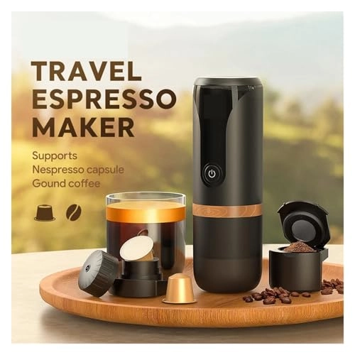 Portable Coffee Maker - 3-in-1 Wireless Heating Fast Charge