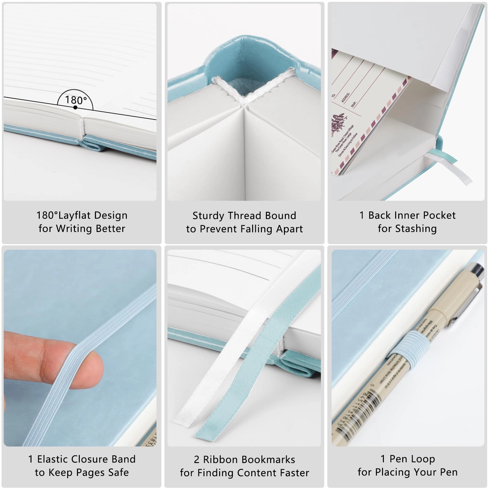 Notebook A5 Hardcover - Lined 160 Sheets