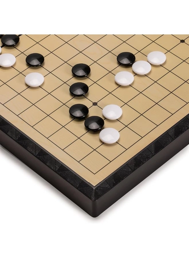 Go Game Set - Magnetic Single Convex Stones