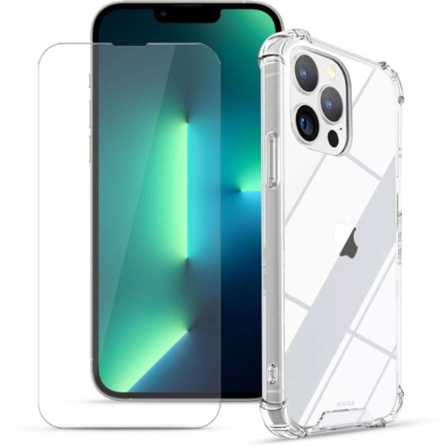 Clear Case Case & Screen Protector for iPhone 13 Pro Max