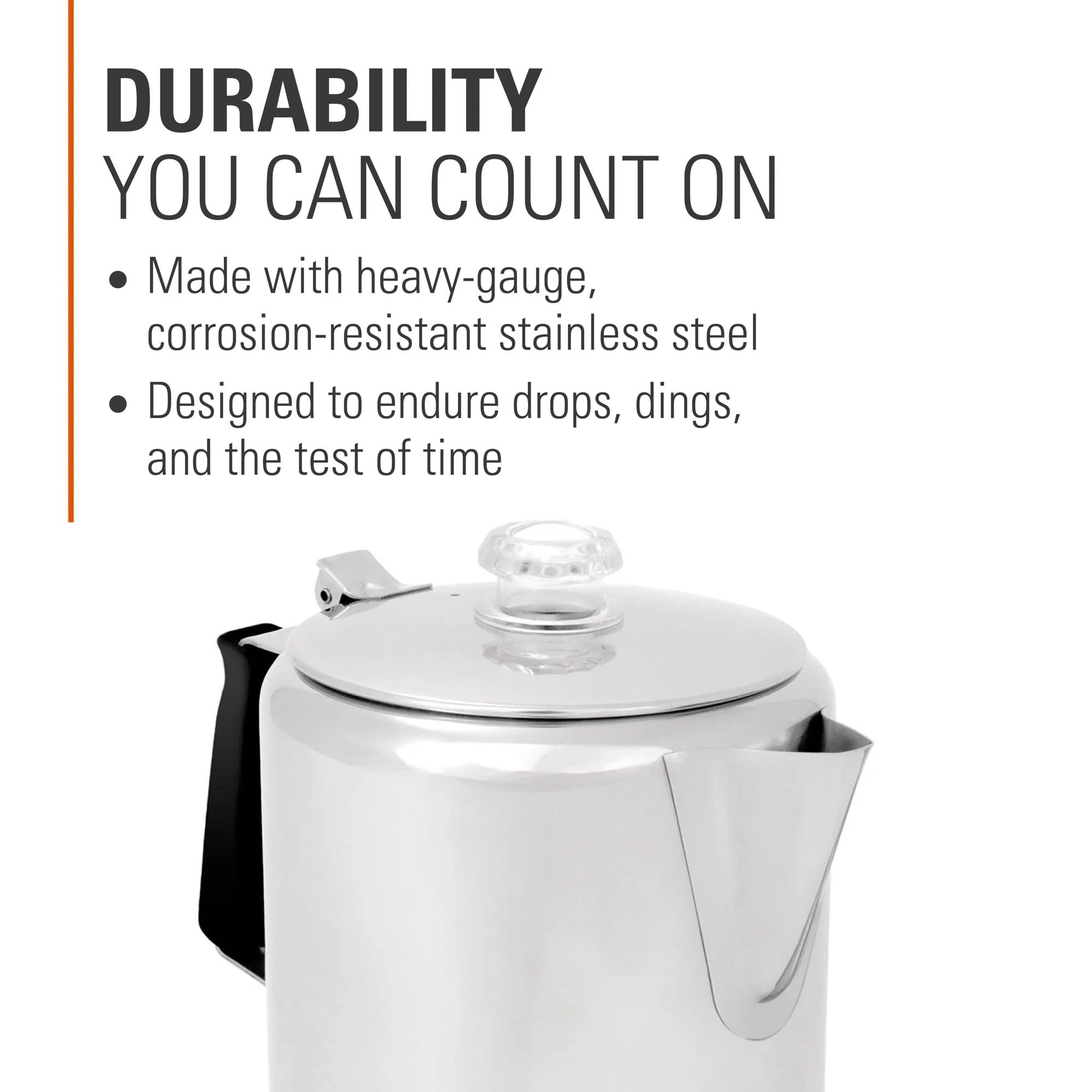 Glacier Percolator - 60 Fluid Ounces