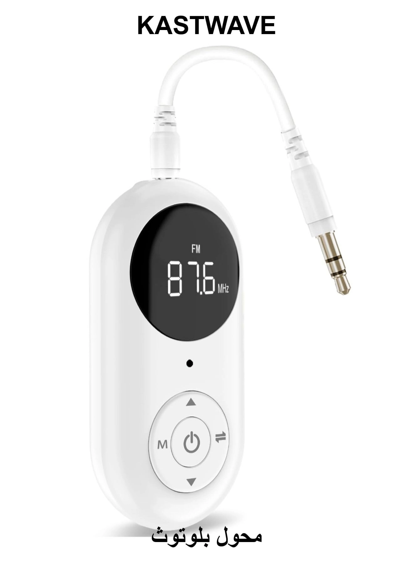 Bluetooth Transmitter & Receiver - Bluetooth 5.2 3.5mm AUX Built-in 250mAh Li-Polymer battery
