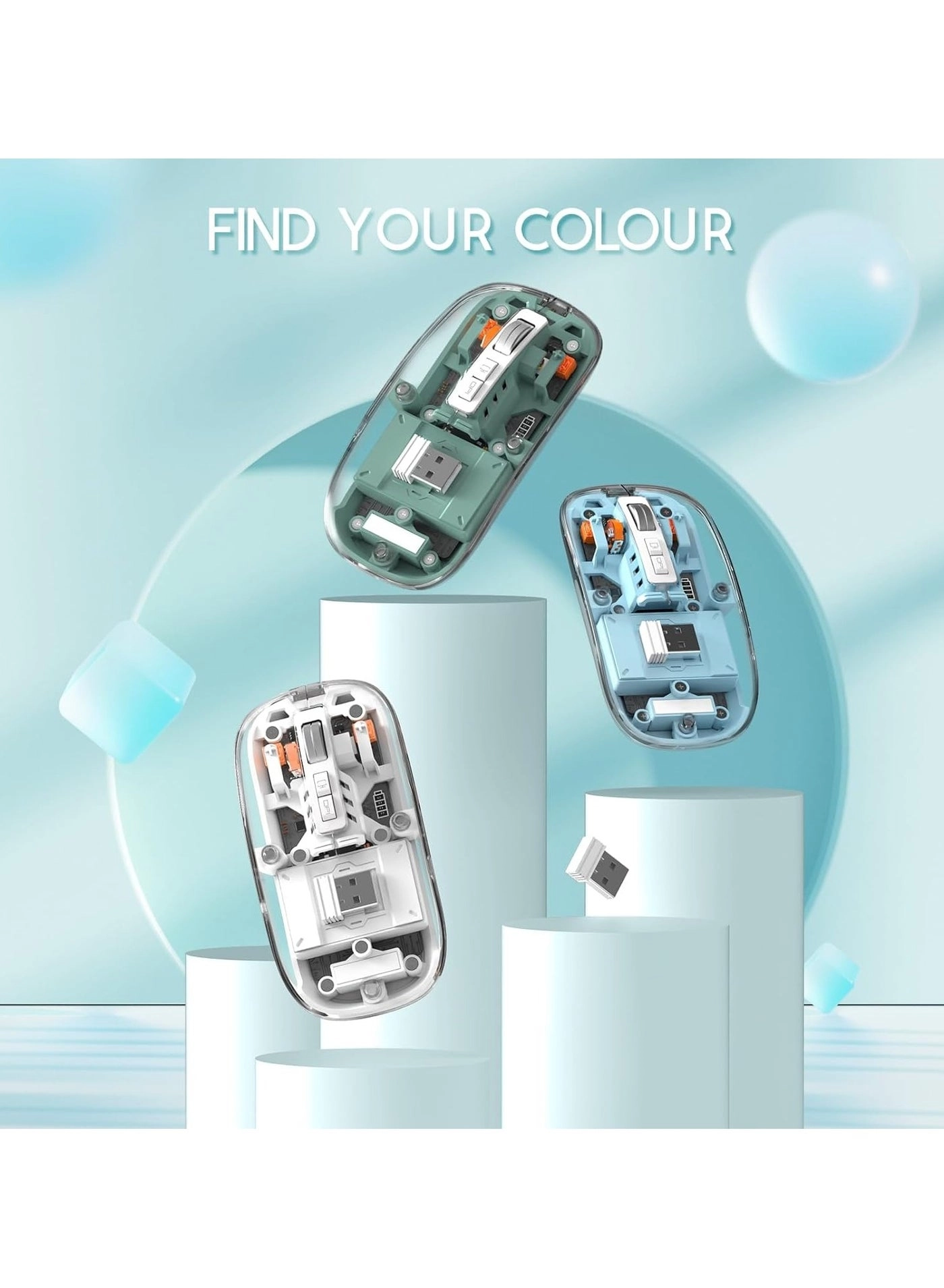 Wireless Mouse - 2.4G Bluetooth